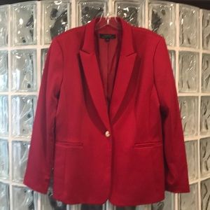 Deep red Tahari blazer
